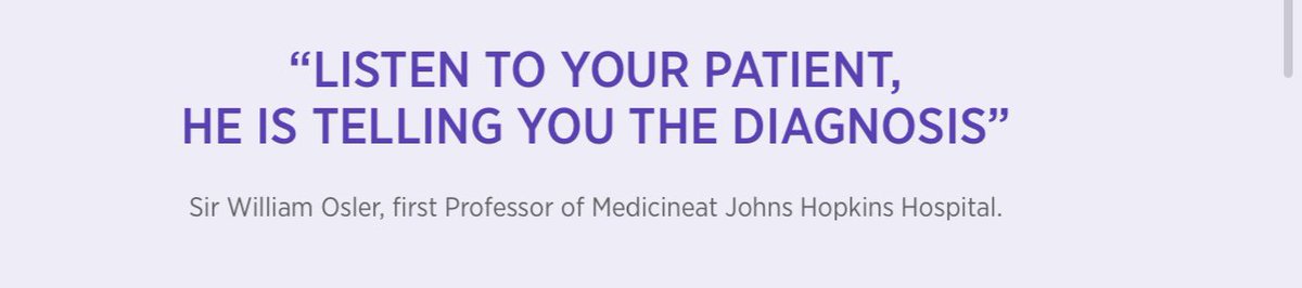 Mensa09's tweet image. مقولة عن أهمية الاستماع : 

استمع إلى مريضك إنه يخبرك بالتشخيص.