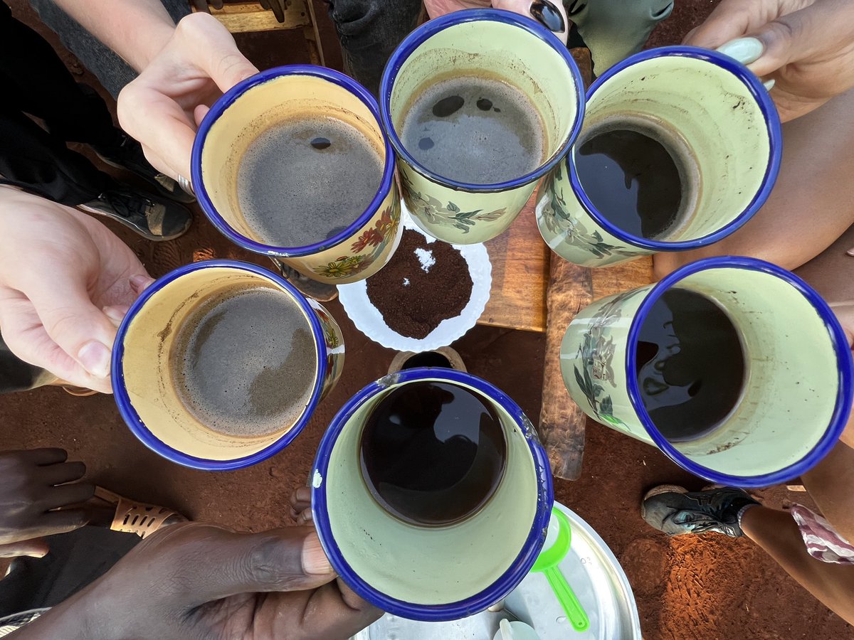 KampalaWalk's tweet photo. Preparing and enjoying Ugandan coffee. #Uganda #Travel #Coffee https://t.co/eFBD8FJncR