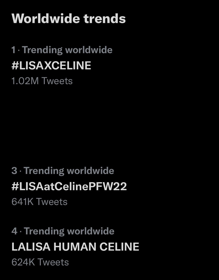 Seneng deh klo beginiiii
Kompak terus lilies

LALISA HUMAN CELINE 
#LISAatCelinePFW22
#LISAXCELINE