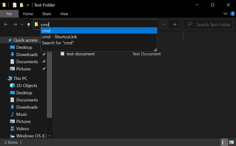 cgchrisgrasser's tweet photo. Sehr cooler #tip für #Windows User:
Öffne das Command Fenster im gleichen Ordner wie gerade im File Explorer ersichtlich.

Adressleiste anklicken und "cmd" eintippen + Enter. 🤯 https://t.co/rwikDJACGh