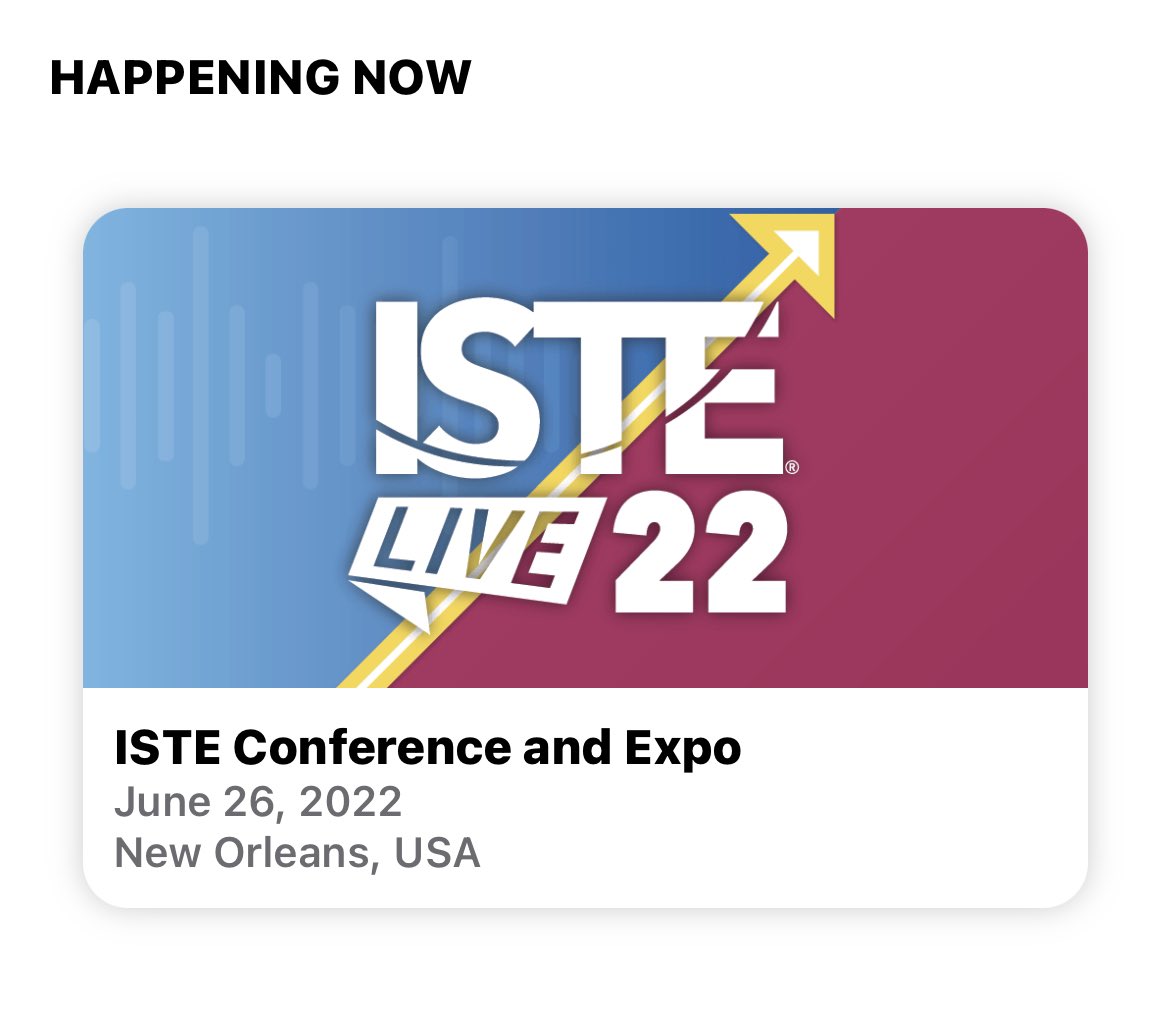#ISTElive22 is just starting! Excited to learn, connect, get creative, and bring ideas back to District 201! Thanks <a href="/morton201/">Morton 201</a> for the opportunity! Stay tuned for new resources and many aha moments! Let’s learn together! #mortonpride