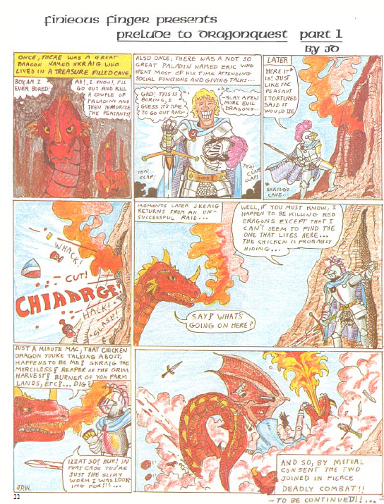 CalstaffTheGold's tweet photo. From The Dragon #19 (Oct/78), episode 15 of Finieous Fingers in "Prelude to Dragonquest, part 1" by JD Webster.
#GamingComics https://t.co/clM8RYUbKF