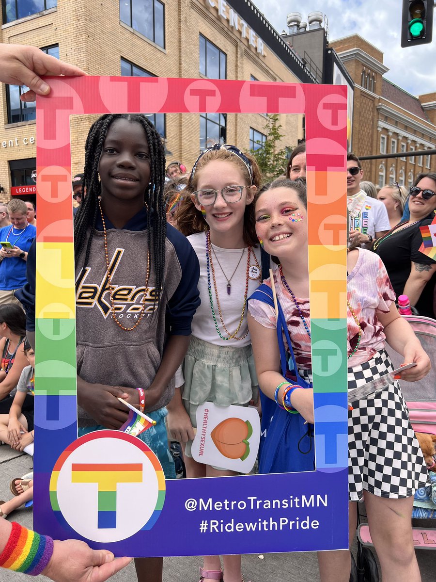 MetroTransitMN's tweet image. Thank you for riding with us! #metrotransitmn #Pride2022