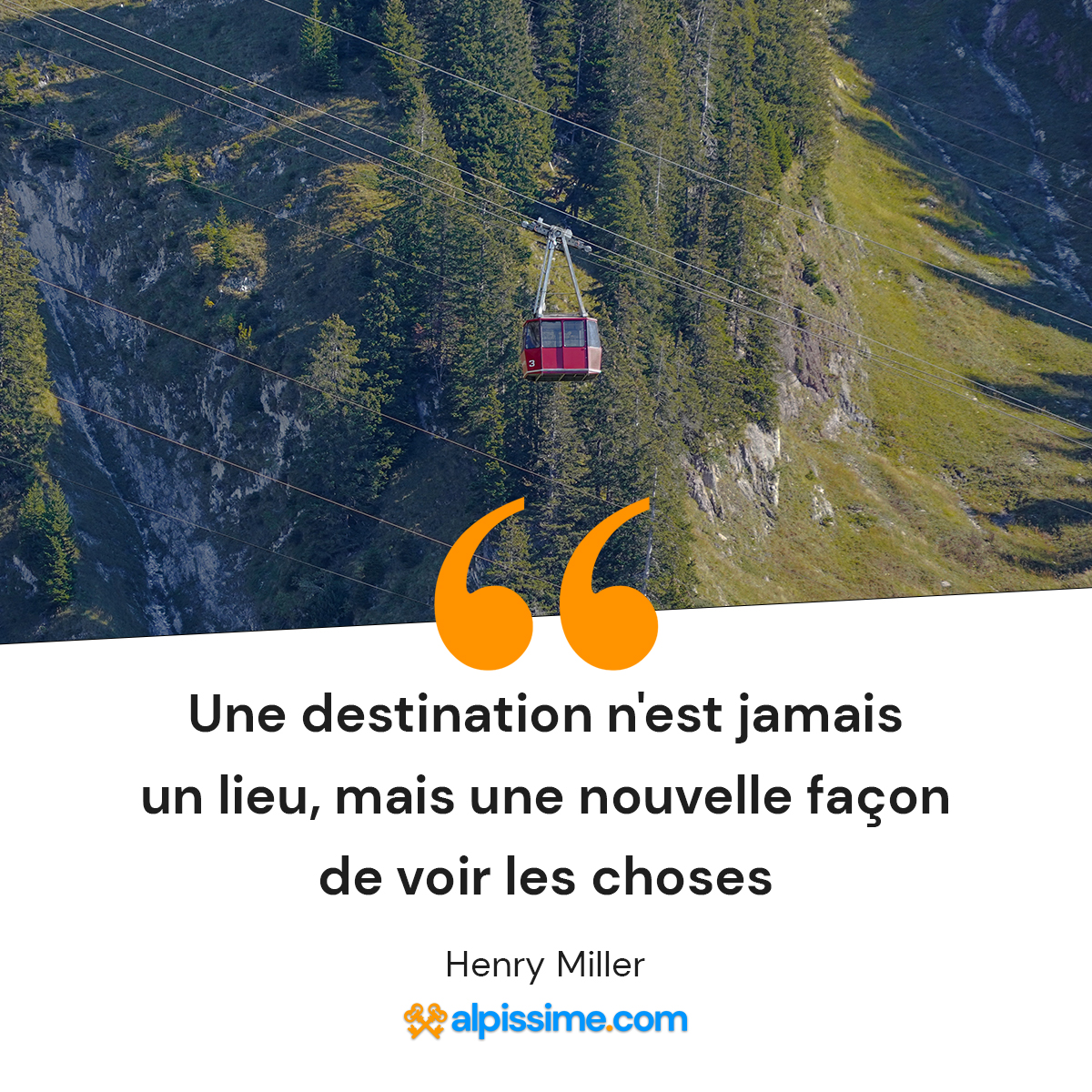 alpissime's tweet photo. "Une destination n'est jamais un lieu, mais une nouvelle façon de voir les choses" Henry Miller 💭 
#Alpissime #MonÉtéMontagne https://t.co/vi8od6IaBL