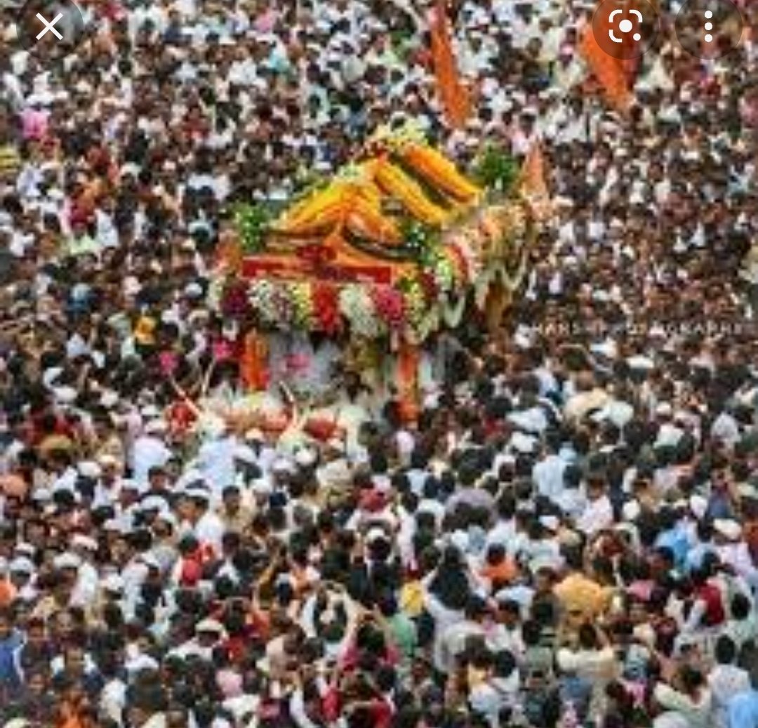 amolmitkari22's tweet photo. "गुवाहाटीच्या" झगमगाटात  पंढरीच्या पांडुरंगाच्या भेटीला निघालेल्या "ज्ञानोबा तुकोबा" व संतांच्या पालखीचा प्रस्थान सोहळा , ठीकठिकाणावरील मुक्काम, रिंगण , व भक्तिमय वातावरण यावर्षी वारी असुनही  मिडियाने पाहिजे तशी दखल घेतली नाही याची खंत मनाला वाटते .#पंढरीचीवारी https://t.co/KZiZzl2iWH