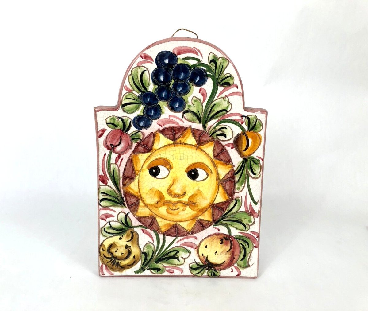 Check out Italian Ceramic Majolica Tile Hand Painted Smiling Sun Design EXC Made in Italy ebay.com/itm/4037396393…

#majolicatile #italiantile #madeinitaly #decorativetile #handpaintedtile #roguesestatejewelry