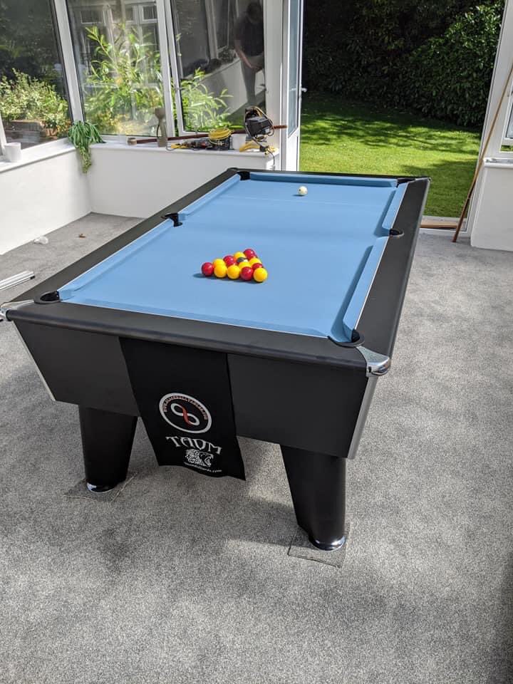 FOR SALE - in stock!
2 7ft black Club freeplay #pooltables ready to arrange delivery. 1x green Hainsworth Match &amp; 1x Strachan 861. Price inc delivery &amp; installation to ground floor room in England/Wales. Additional costs if transport to Scotland required.
blackballtables.com/product-catego…