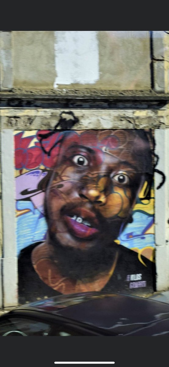 sonikvilla's tweet photo. I saw this mural of the Ol’ D. B. In Lisbon. #WuTang #WuTangForever #BrooklynZoo #LisboaInspira https://t.co/Qxwpv5VO68