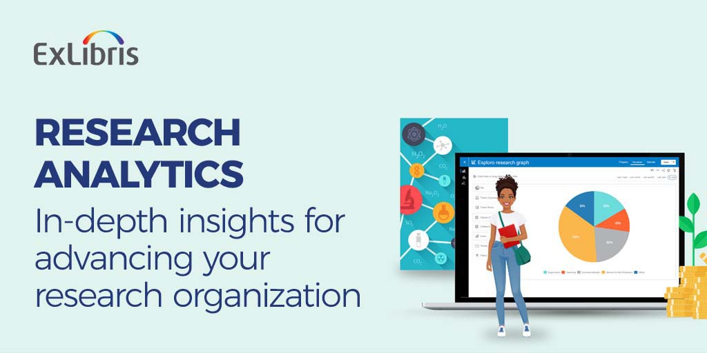 lib_buzz's tweet photo. EXLresearch: Get actionable insights from Esploro's research analytics. Now it's easy for research managers to set benchmarks &amp; demonstrate value from robust analytics based on our centralized, comprehensive #database. 

Discover more here> 
… https://t.co/KR3e221LmC