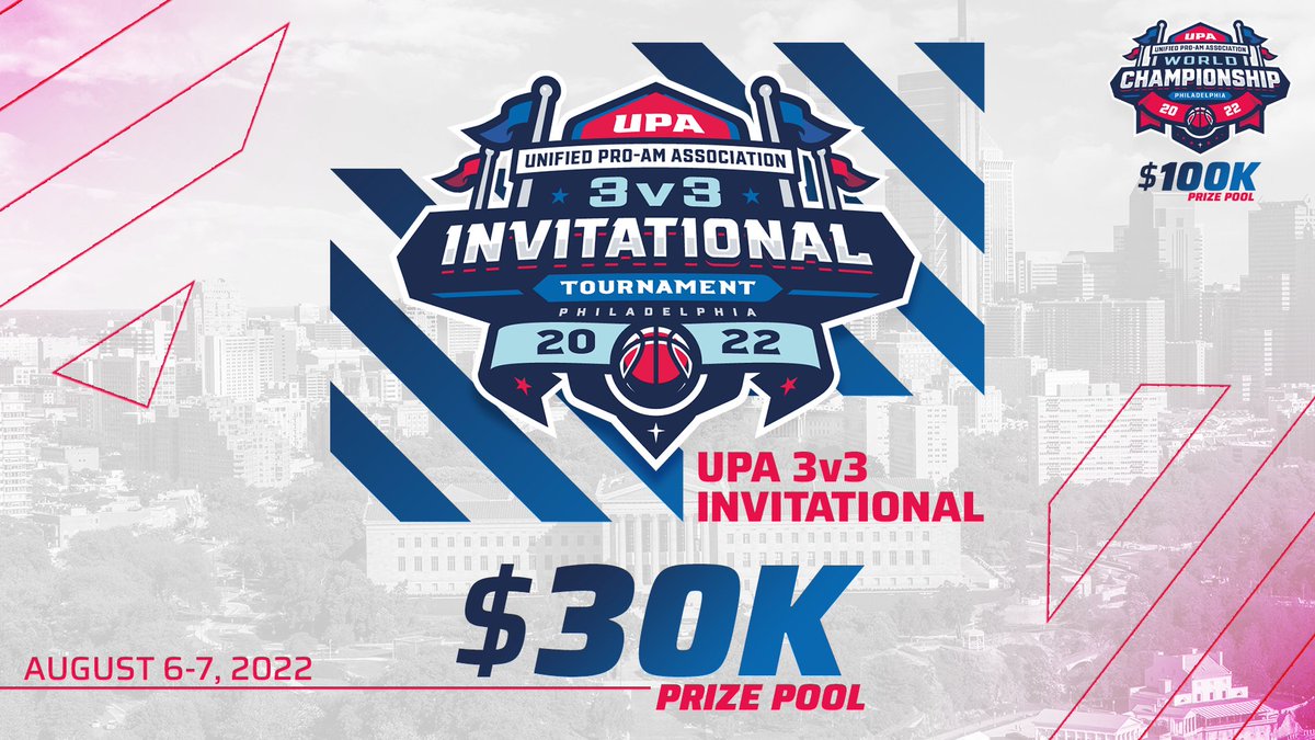 UnifiedProAm's tweet photo. 🚨 $30K 3v3 QUALIFIER 🚨

Earn your invite to the UPA World Championship 3v3 Invitational in Philadelphia via one-day tournament qualifiers on 7/2 &amp; 7/16.

Deadline for the next qualifier is 7/1. Subject to all rules.

🔗 https://t.co/0DhmOiQKGT

#NBA2K22 #2KFreeAgent https://t.co/xXFOJPjxj8