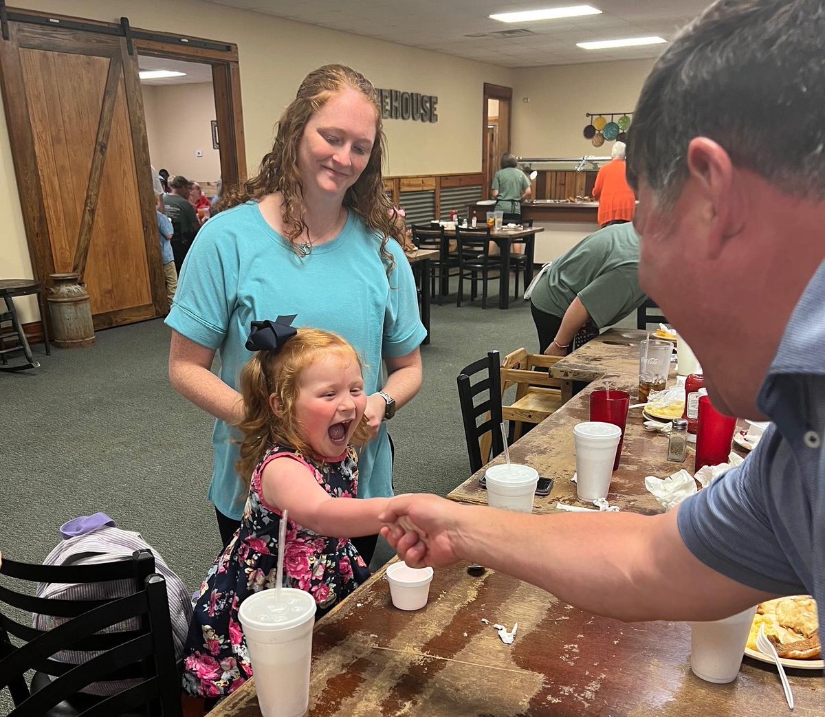 Enjoyed catching up with friends over lunch today at Stonehouse Restaurant and reminding folks to get out and vote this Tuesday.  🇺🇸