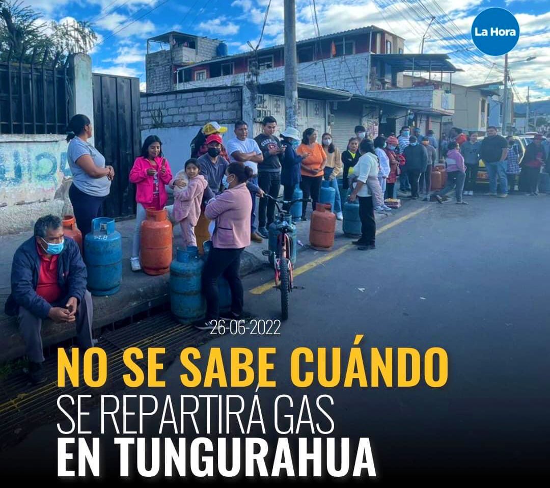 ❌No hay Gas en #Ambato 

➡️No se sabe un día específico, mucho menos un lugar en #Tungurahua para que llegue el abastecimiento del #Gas 

➡️La complicación es la distribución desde las cisternas

Prácticamente el corredor humanitario aún no funciona bien 

#ParoNacionalEC
