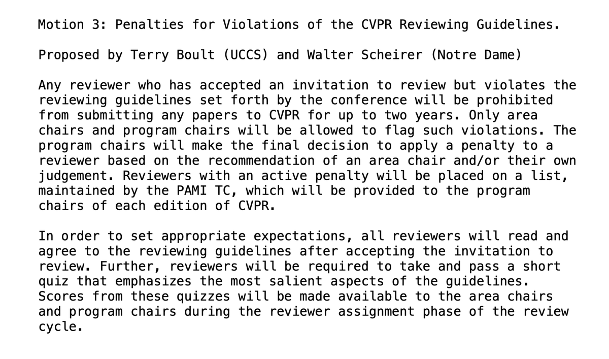 KostasPenn's tweet photo. #CVPR2022 #Motion3 uses the term "guidelines". Asking here the academic twitter in legal studies whether violation of guidelines (not rules or regulations) can be enforced by prohibition of publishing that can have irreparable career outcomes. https://t.co/rRDcfxF1Ox https://t.co/AxXUtXIY6l
