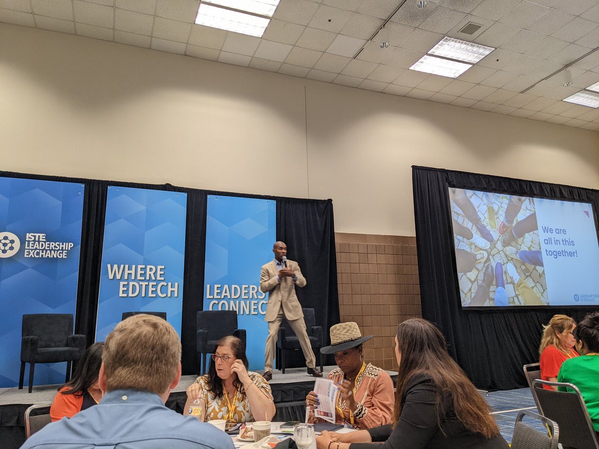'If you don't feel inspired by those in your circle, you're not in a circle but in a cage.' -@k_shelton #ISTELX #ISTELive2022 #ISTE22