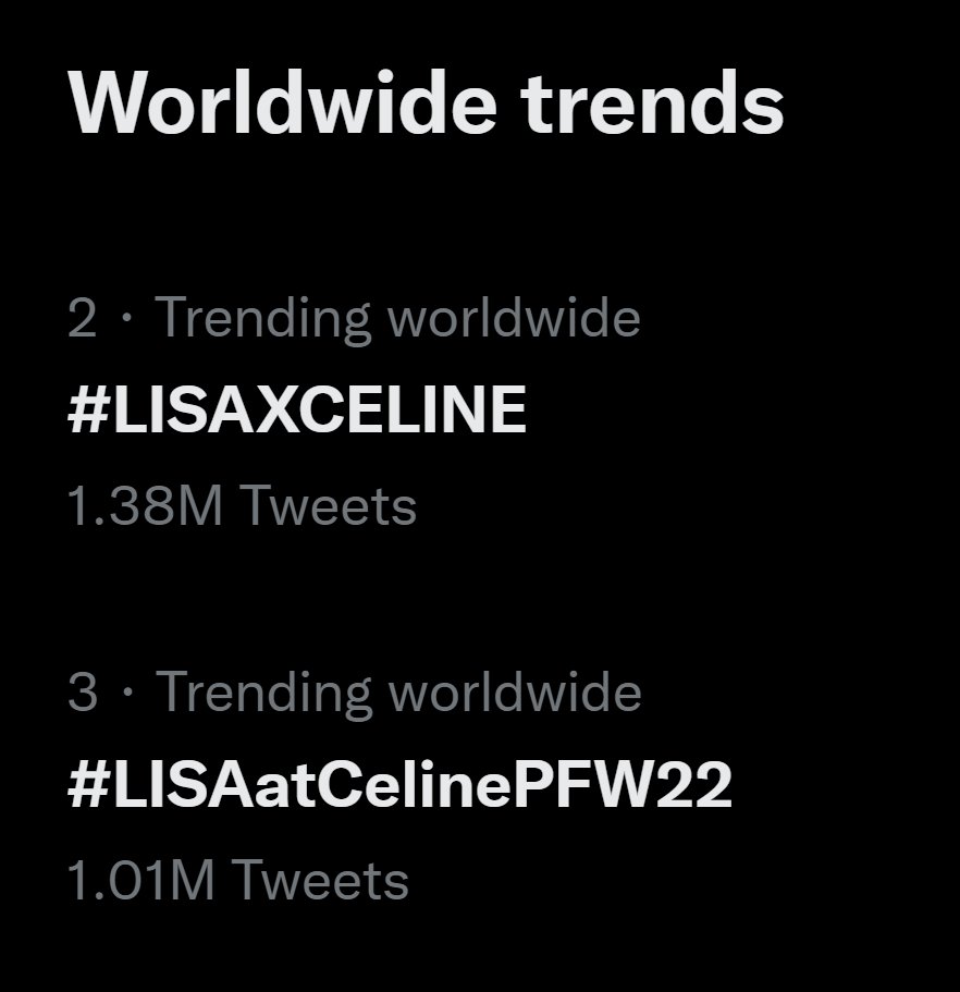 LinhLionel3's tweet photo. Lets get the no1 again 🤗

LALISA HUMAN CELINE
#LISAatCelinePFW22
#LISAXCELINE https://t.co/dMdFSnlyu4