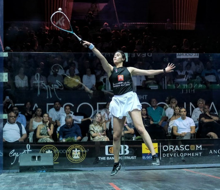 CIBfinals's tweet photo. What a performance from @noursherbini as she takes the 2022 World Tour Finals title !!!

[2] Nour El Sherbini (Egy) 3-0 [1] Nouran Gohar (Egy)    11-6, 11-8, 11-5 (43m) https://t.co/7IWH4RWoHf