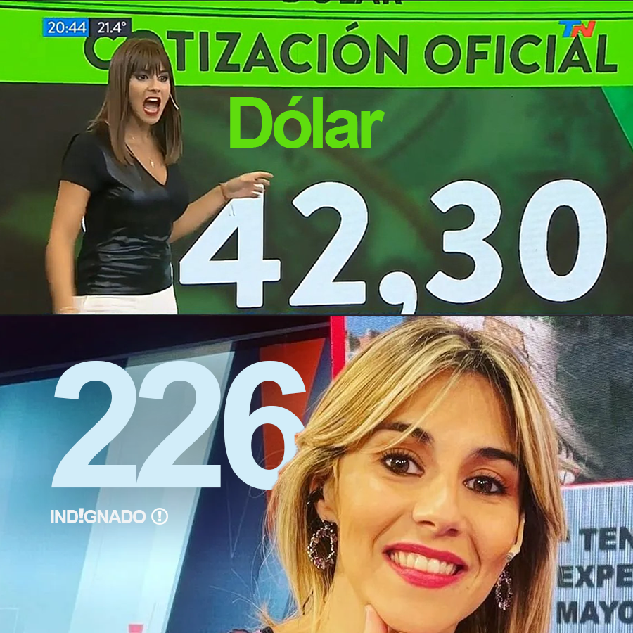 A Marcela Pagano le sale espuma por la boca cada vez que pongo este tipo de placas con la cotización del dólar. Por favor ni se les ocurra dar RT, ni like, ni comentar, ni nada de nada. Por favor. 🙏🤣🤣
