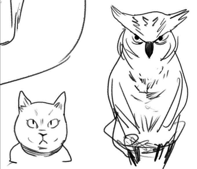 猫が家にやってくるかもしれないので更新頻度とか低下するかもです
画像はとくに関係ない動物落書きです 