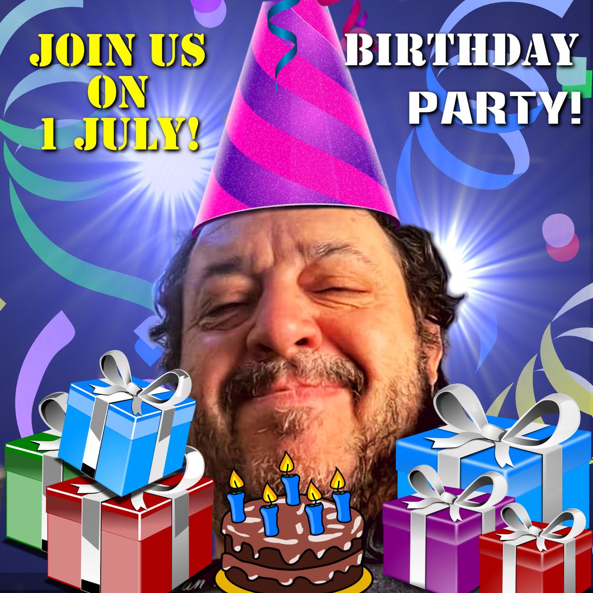 IvanKayeFans's tweet photo. This coming Friday Ivan rounds up the 1st year of his #SplendidNewDecade - and boy, what promising new developments it has kicked off!ππ
As usual, we're going to celebrate Ivan's birthday on 1 July with an online party across the platforms.
Hope to see you!πππ
.
#IvanKaye https://t.co/i3KywCdClY