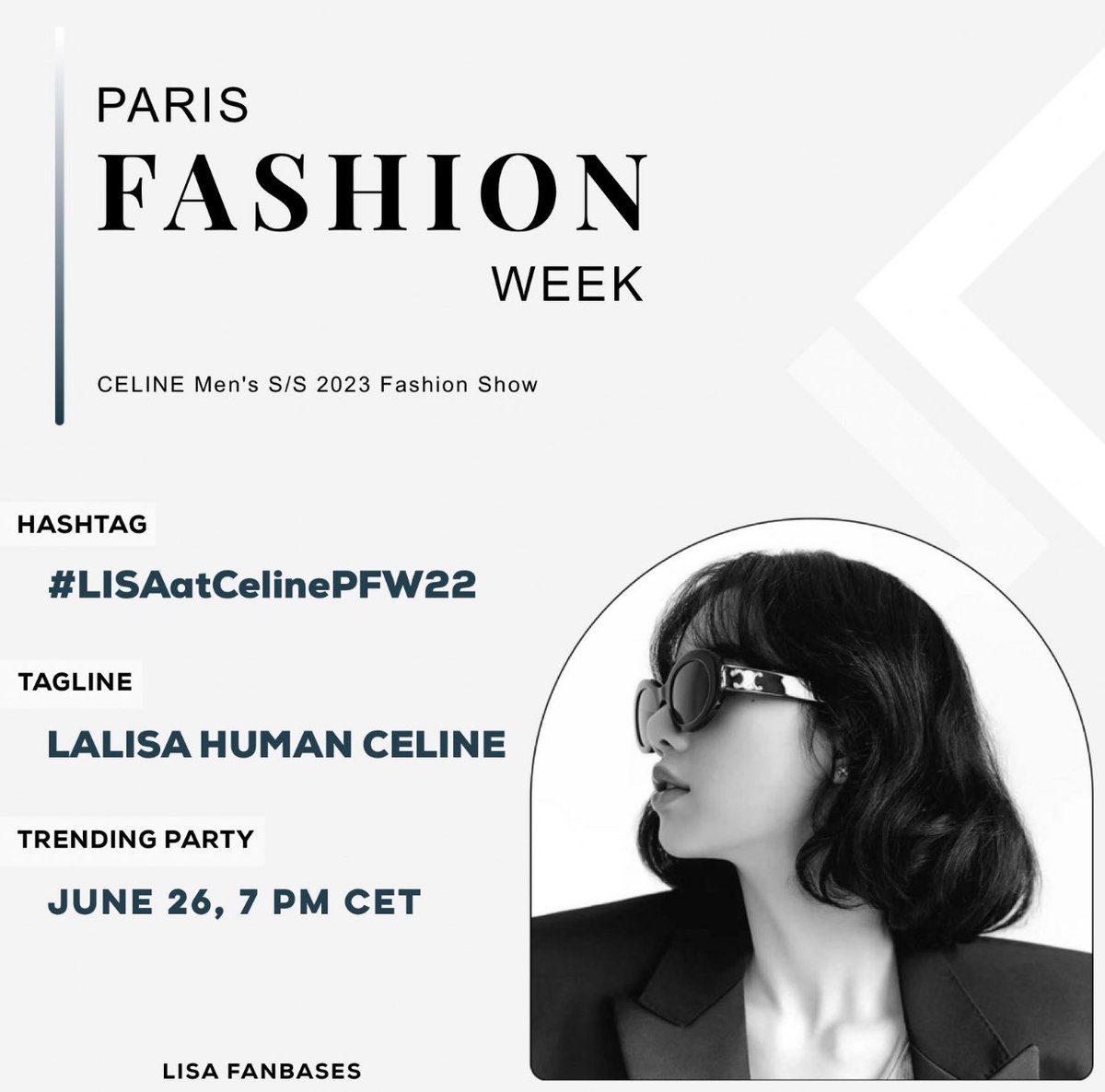 Ulatr tự nhiên nói trend sai làm hết hồn luôn mí baaaa!!!
LALISA HUMAN CELINE
#LISAatCelinePFW22 
#LISAXCELINE
