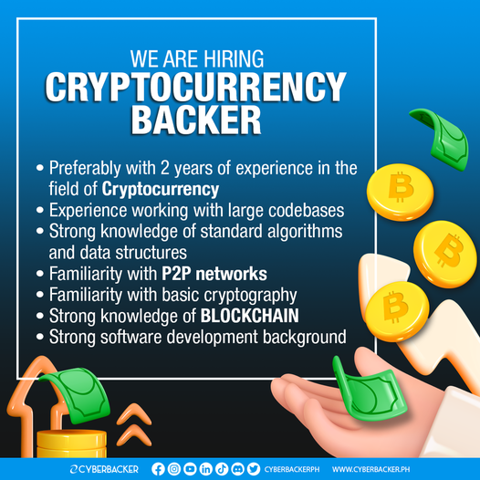 RalphLao03's tweet photo. Together with #Cyberbacker, we can help YOU achieve your dreams.

We are still hiring #Cryptocurrency backer!

Appy here>>https://t.co/fU1vVtAuKE https://t.co/pn4PEx6NMw