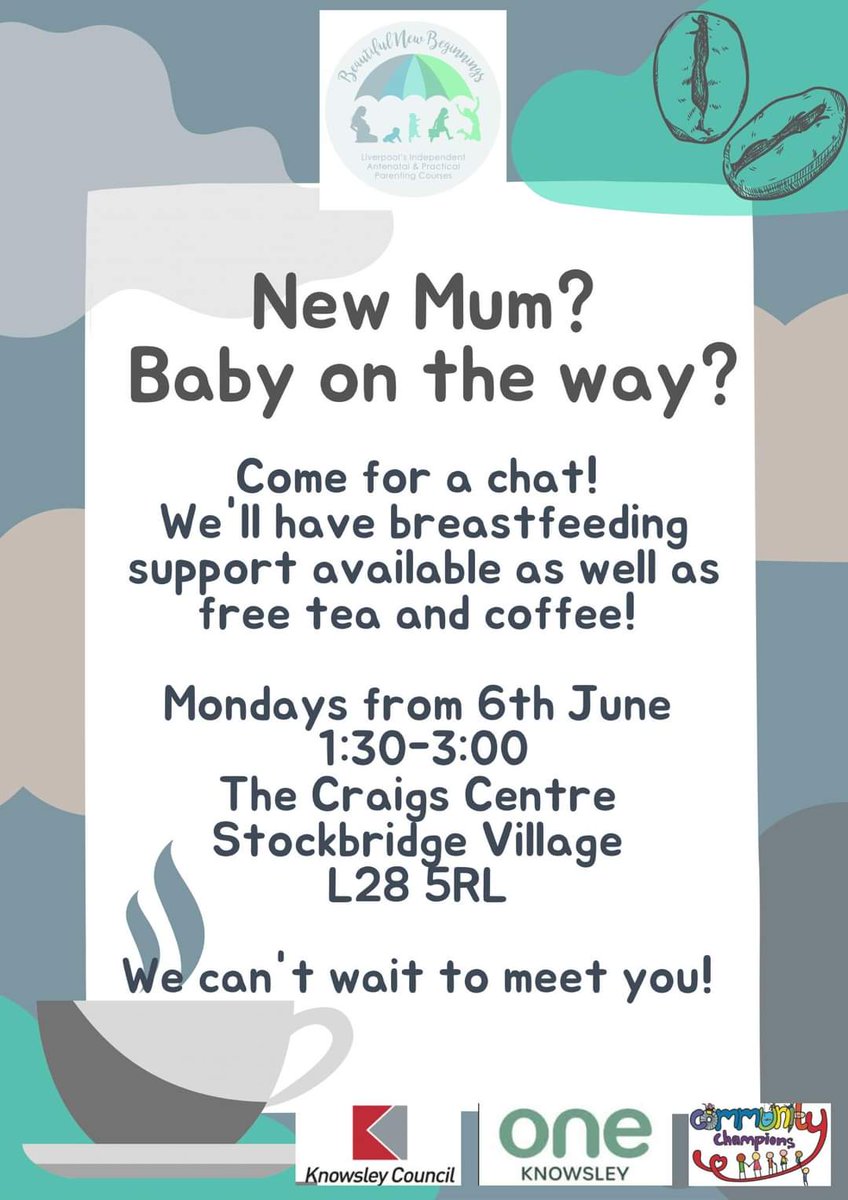 BNBeginnings's tweet image. Hope you all had a lovely weekend ❤️ know a new mum, or soon to be mum? Share away - tea, toast &amp;amp; a chat in #StockbridgeVillage tomorrow. Toys on hand for little ones too ☺️ its also fully funded so no worrying about payments. Love to meet some new faces x #LiverpoolMums