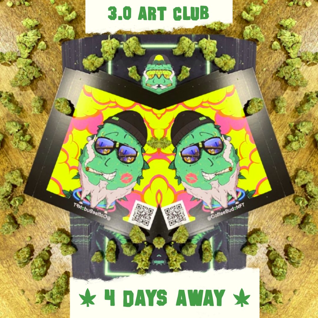 📣Coffee Budz 3.0 Club Live Event June 30th 🗓

🤝 Membership perks give you access to exclusive content &amp; events🎤

🔥We got that fire 🔥

💚+ 🔁 to be eligible for VIP to our event which includes whitelist!🤯 

#whitelist #coffeebudznft #nft #membership #nftcommunity #nyc