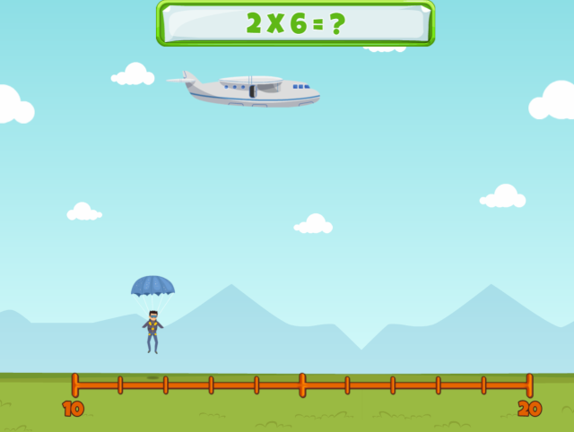 Just added a new free maths game - Parachute Multiplication. Answer the multiplication question and then land on the correct spot on the number line. Be careful because the scale changes.mathsframe.co.uk/en/resources/r…