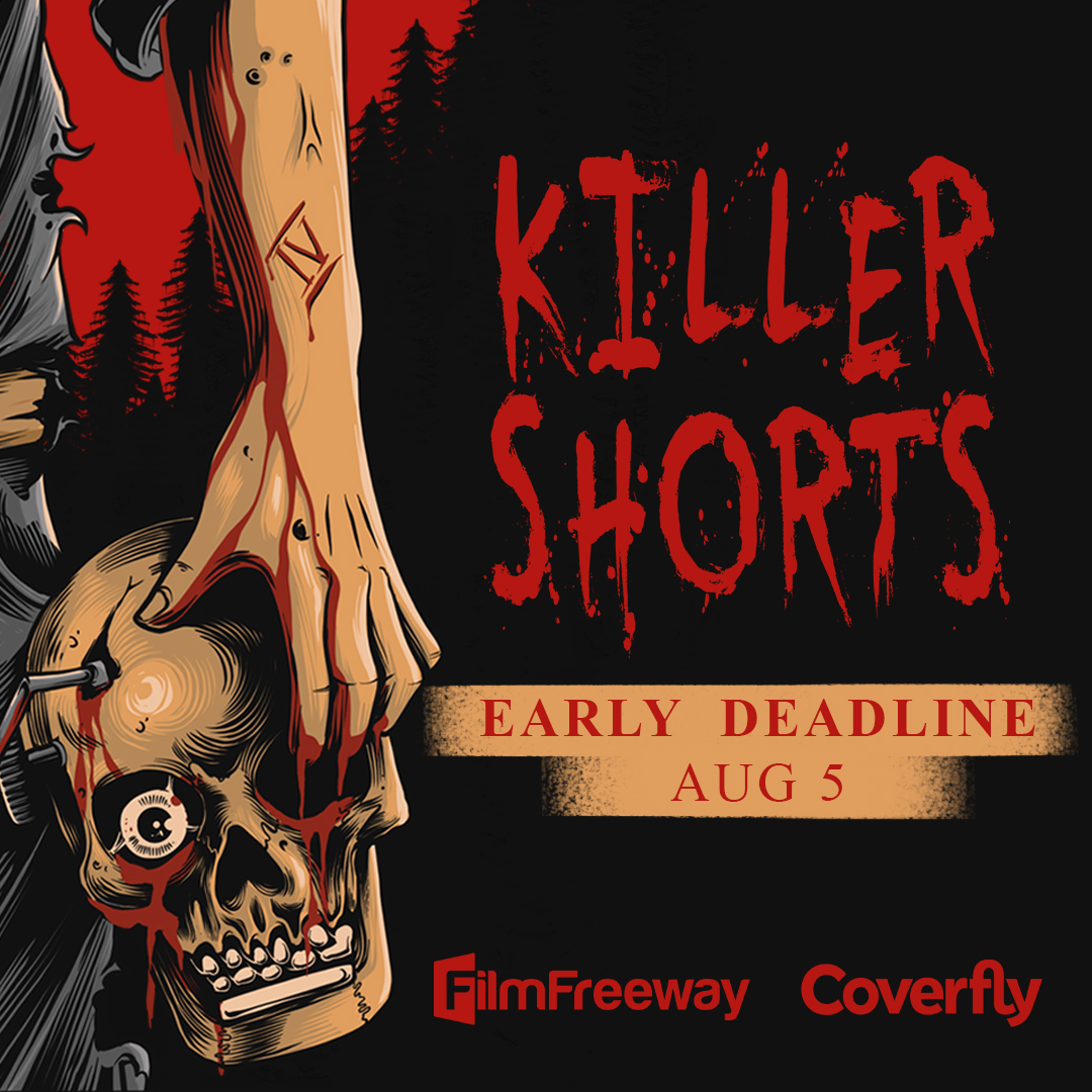 Killer Shorts (@killershorts) on Twitter photo Submit your horror short screenplays to #killershorts by Aug 5th via <a href="/Coverfly/">Coverfly</a>! Judges include <a href="/XLNB/">X</a> <a href="/HorrorGuerrero/">Gigi Saul Guerrero</a> <a href="/kanehodder1/">Kane Hodder</a> <a href="/ChelseaLupkin/">Chelsea Lupkin</a> @thepigbitch <a href="/therealjoebob/">Joe Bob Briggs</a> <a href="/julianjterry/">Julian Terry</a> <a href="/barbaracrampton/">Barbara Crampton</a> and so many more!
#writers 🏆☠️⌨️
writers.coverfly.com/competitions/v… Submit your horror short screenplays to #killershorts by Aug 5th via <a href="/Coverfly/">Coverfly</a>! Judges include <a href="/XLNB/">X</a> <a href="/HorrorGuerrero/">Gigi Saul Guerrero</a> <a href="/kanehodder1/">Kane Hodder</a> <a href="/ChelseaLupkin/">Chelsea Lupkin</a> @thepigbitch <a href="/therealjoebob/">Joe Bob Briggs</a> <a href="/julianjterry/">Julian Terry</a> <a href="/barbaracrampton/">Barbara Crampton</a> and so many more!
#writers 🏆☠️⌨️
writers.coverfly.com/competitions/v…