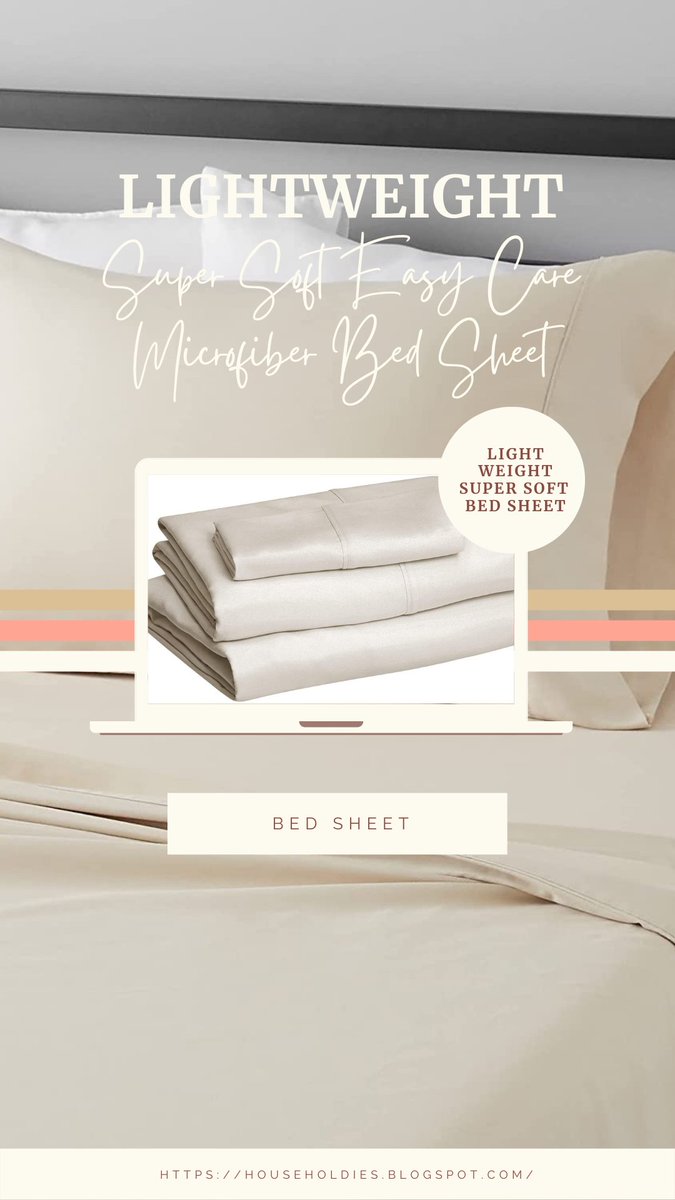 romi_roxx's tweet photo. Lightweight Super Soft Easy Care Microfiber Bed Sheet Set with 14" Deep Pockets - Twin, Beige
https://t.co/jgRPHDoez5
#house_decor
#house
#housing
#household_products
#household_supplies
#bed_sheet_set_with_comforter
#bed_sheets_ideas_bedrooms
#room_decor
#bed_sheets https://t.co/pk4EfQV2zS