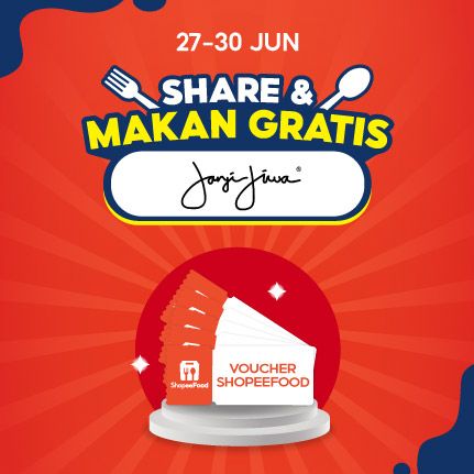 inityaaaa's tweet photo. Share &amp; Makan Gratis Janji Jiwa Bareng Teman di ShopeeFood. Klik link ini dan dapatkan vouchernya sekarang! https://t.co/F96OpEAwNO https://t.co/hw9KIA7YZh