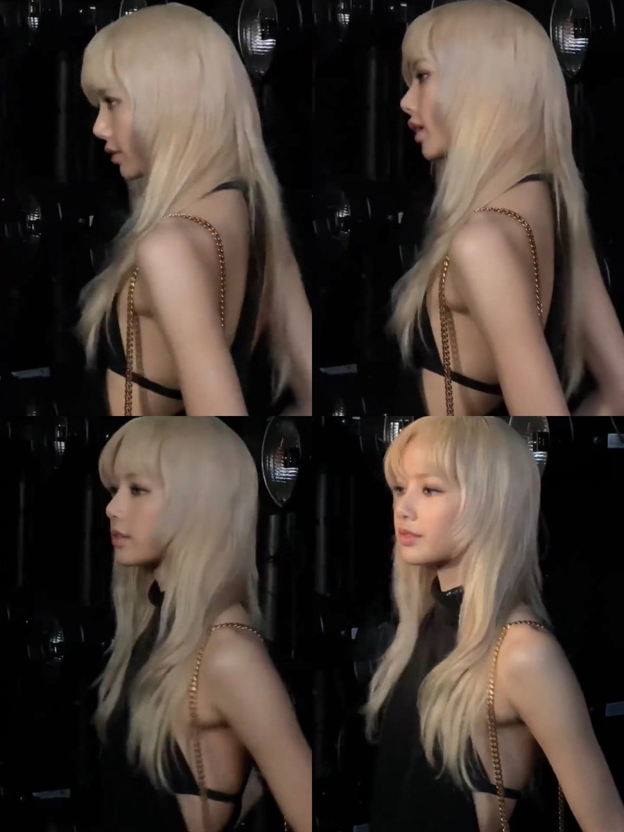 spinorbinmusic's tweet photo. BLACKPINK’s Lisa looking immaculate in a blonde wig for PFW Celine show today. 🔥 #LisaXCelinePFW https://t.co/7RaIjdWj8F