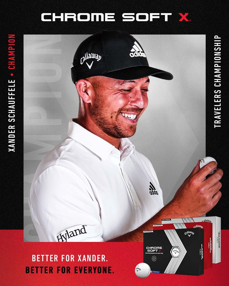 Complete Control 

<a href="/XSchauffele/">Xander Schauffele</a> was dialed in all week to capture win #6 at the <a href="/TravelersChamp/">TravelersChamp</a> with a CSX💪🏼

Better for Xander
Better for everyone