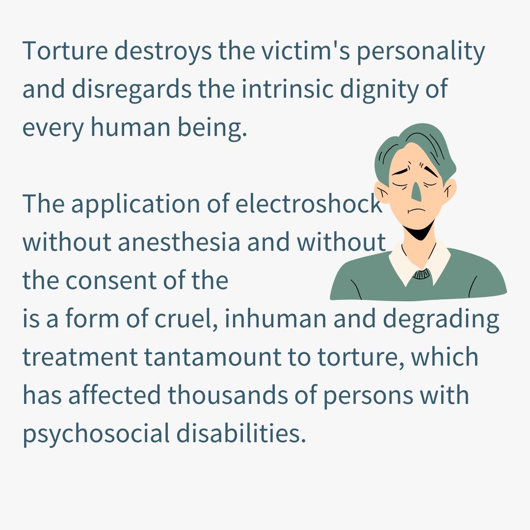 MSCisternas_R's tweet photo. Torture destroys the victim's personality and disregards the intrinsic dignity of every human being. We urge States to reform their regulations and protocols that still allow such practices.  
#TortureVictimsDay #humanrights #supportofvictimsoftorture https://t.co/YjZaodRCIL