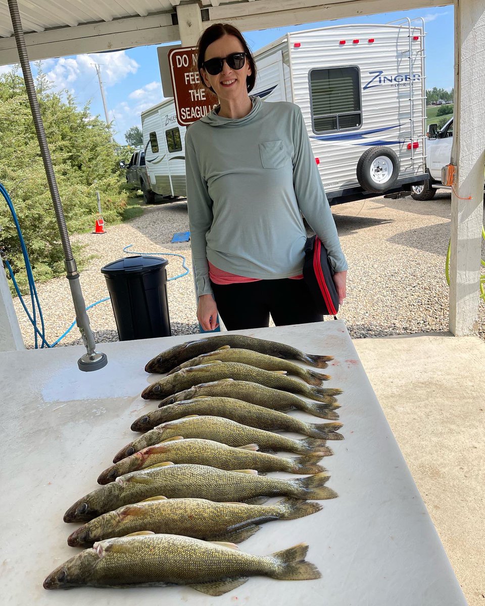 What an unreal day!!!  Didn’t get to the lake until 1:00…first line hit the water at 1:40 and the limit was done by 2:45!  It doesn’t get any better than that!  #NDlegendary #LimitsOnly