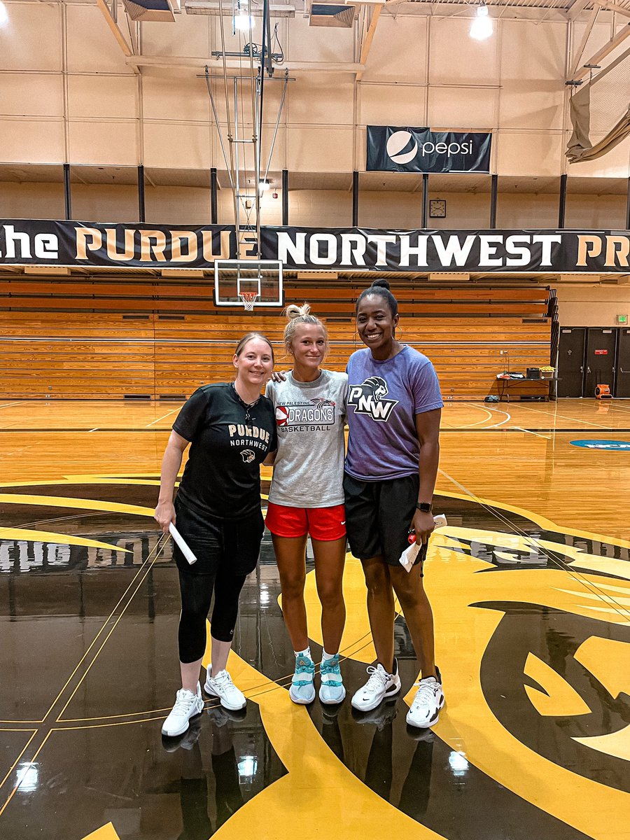 After a great camp and visit today, I want to thank <a href="/CoachLocke/">Courtney Locke</a> and <a href="/CoachJarrett/">Natalie Jarrett</a> for the offer to Purdue Northwest!