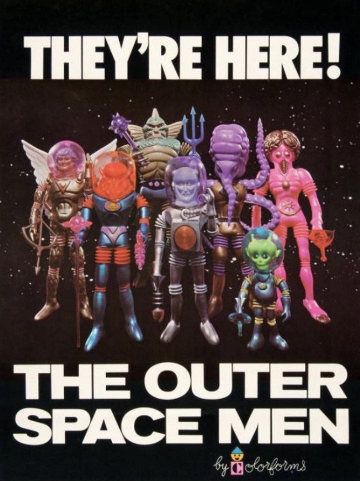 capecoraldwells's tweet image. #OuterSpaceMen 
   #Colorforms  1968