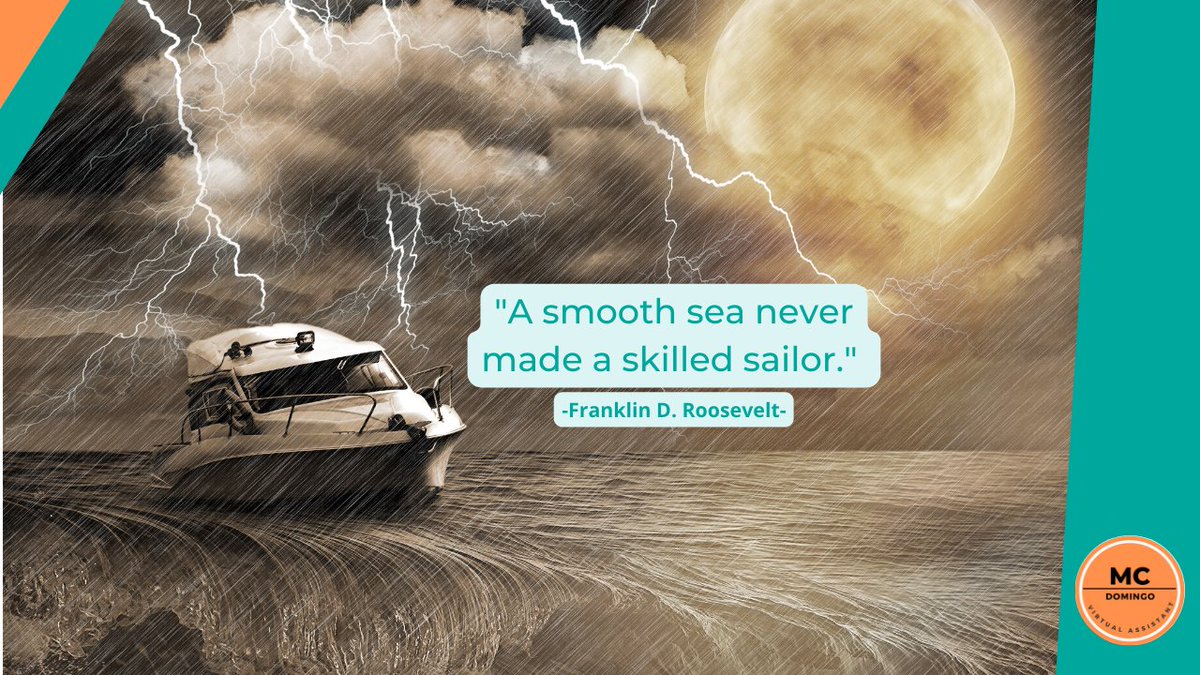 MCDomingoVA23's tweet photo. A smooth sea never made a skilled sailor.

⛵️🌊  Before becoming skilled, all sailors experienced severe storms.

To read more content: https://t.co/lBKXmwj5EG 

Are you currently facing a storm? How do you handle it? Please let me know.📝

#skilled #skilledtrades #SkilledVA https://t.co/0AiXwqUFsh
