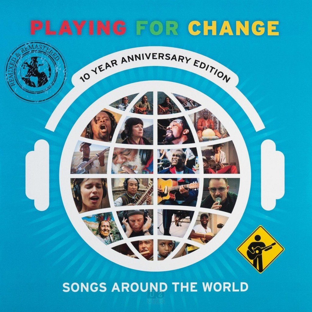 u2songs's tweet photo. Another update to the #U2Discography. We've updated our info about the album by Playing for Change, "Songs Around the World" to include the 10th anniversary edition released digitally and on gold vinyl. More info here: https://t.co/Vk8iVdhFKz https://t.co/ReQVmc7zsj