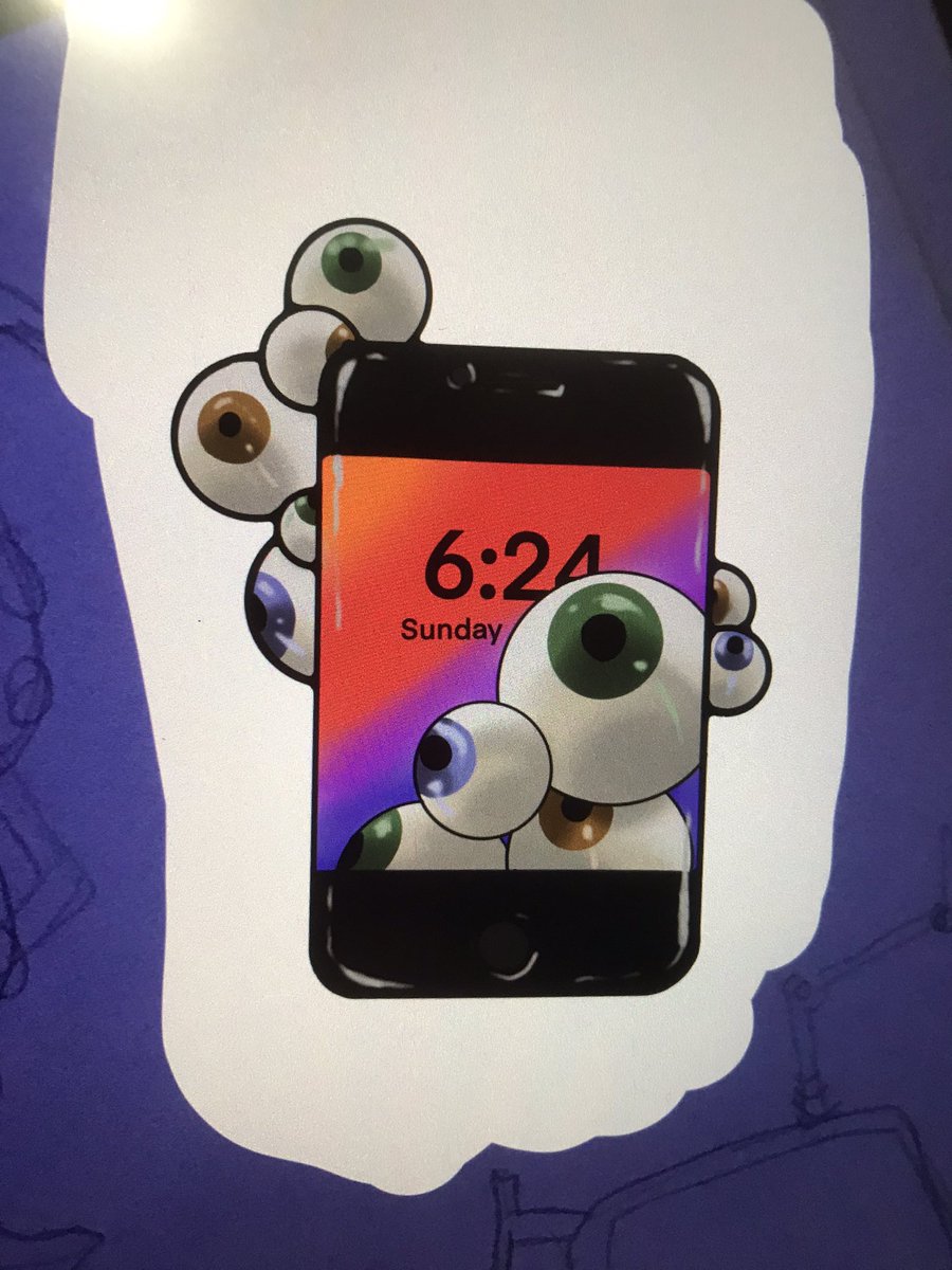 EclecticFox's tweet image. Working on some new merch now that LCC is confirmed! #eyephone