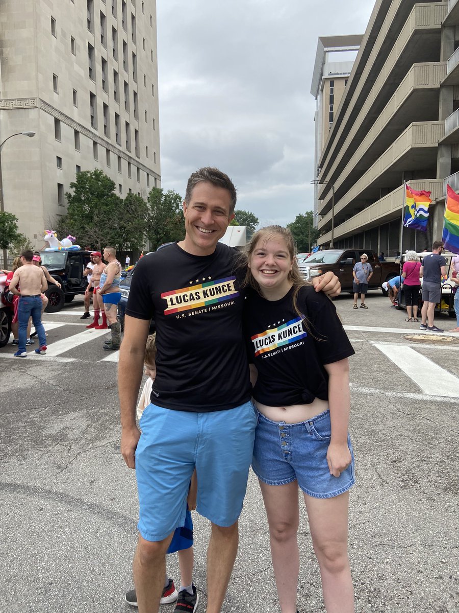 sva63104's tweet photo. STL Pride with @LucasKunceMO https://t.co/OoKnG7hvew