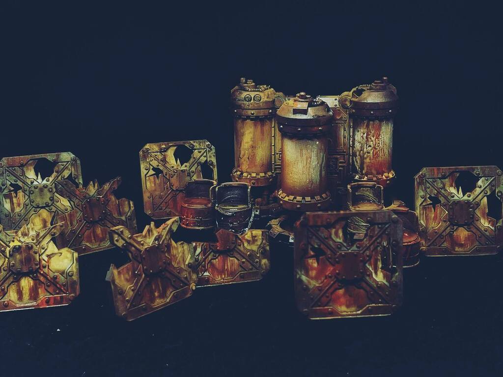 Asmodire's tweet photo. All is Rust
#ashwastes #bookoftheoutlands #hotinthehive
#necromunda #inq28 #necromundaunderhive
#blanchitsu #inquisimunda #thebookofperil
#bookofperil #houseofblades #waterguild
#waterguilders #masternautican #syphonite
#subnautican #nauticansyphoning… https://t.co/bnJKKT6QMf https://t.co/Aep2OBZrmX