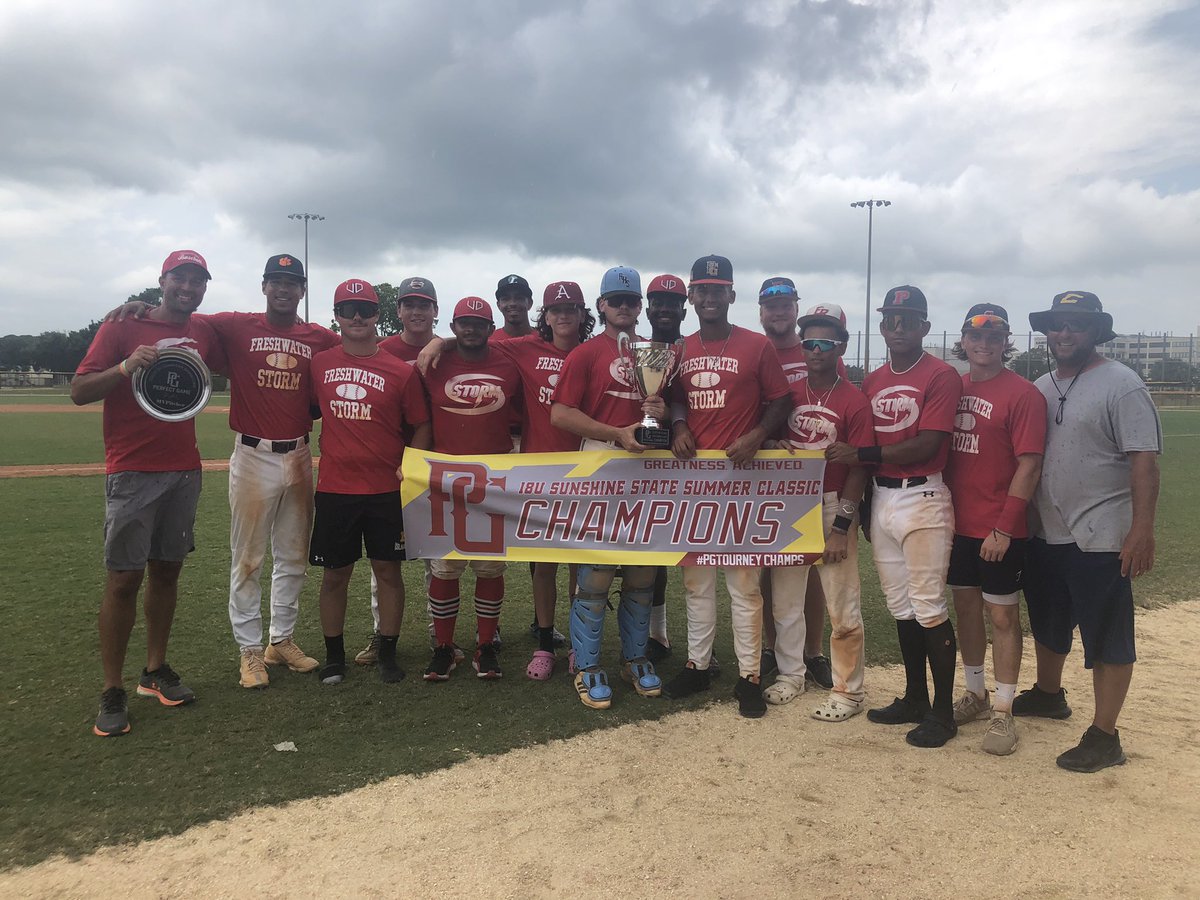 Congratulations to Freshwater Storm Red on another fun and productive championship weekend 🔥 🔥 
Here are a bunch of ballers with really bright futures. Some of them are going to play this game for a long time. Back at it at PG-Sanford next weekend!