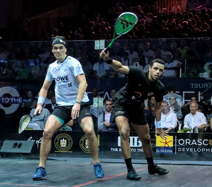 CIBfinals's tweet photo. And STILL the CIB PSA World Tour Finals champion, @mostafasal_ !!! 

[4] Mostafa Asal (Egy) 3-0 [2] Paul Coll (Nzl)    13-11, 11-8, 11-7 (76m) https://t.co/NZyjyeRhvZ