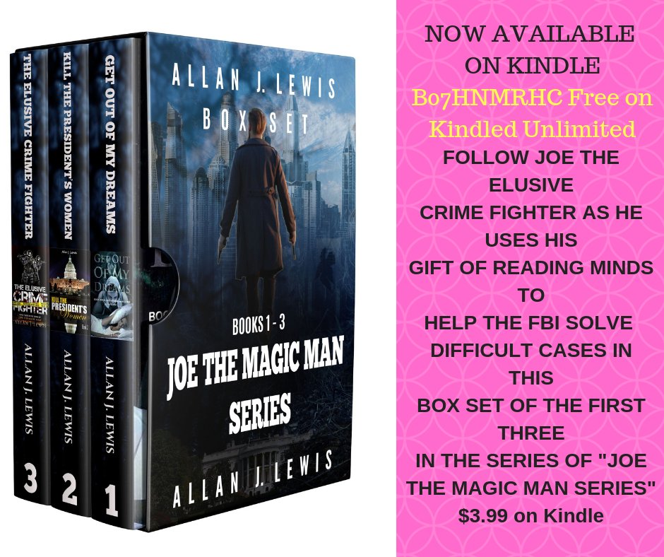 AllanJLewis2's tweet photo. BOX SET FREE on KINDLE UNLIMITED or JUST $3.99 on KINDLE. THREE GRIPPING THRILLERS mybook./Lewis2 #IARTG https://t.co/4bHOgmy3Py