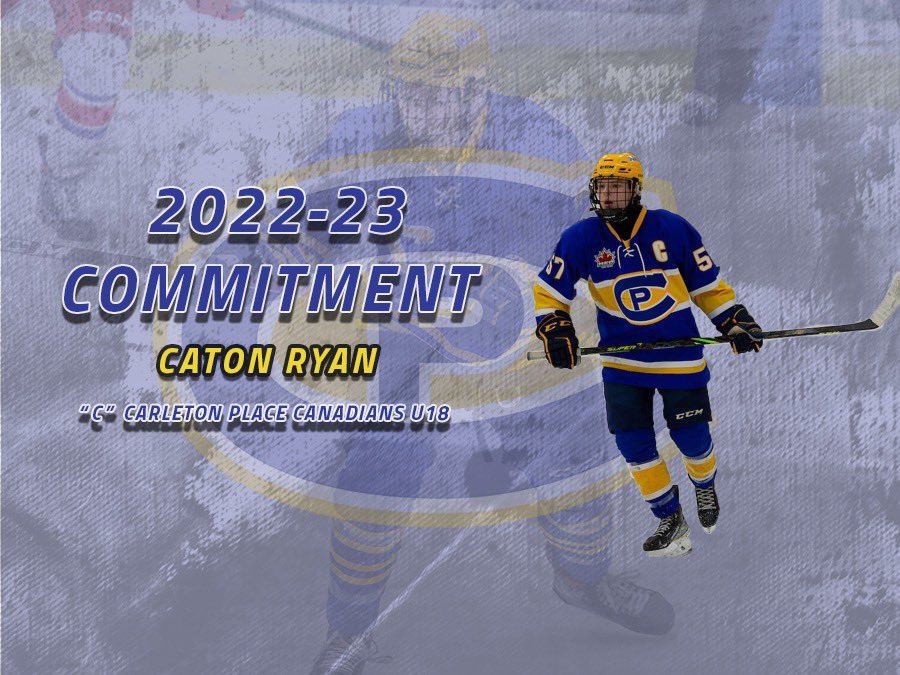 CPCANADIANS's tweet photo. Commitment! We’re proud to announce the signing of @CPCANADIANS_U18 Captain Caton Ryan for the upcoming 2022-2023 season. Welcome to the big club, Cato! https://t.co/gIBkT1Njhm