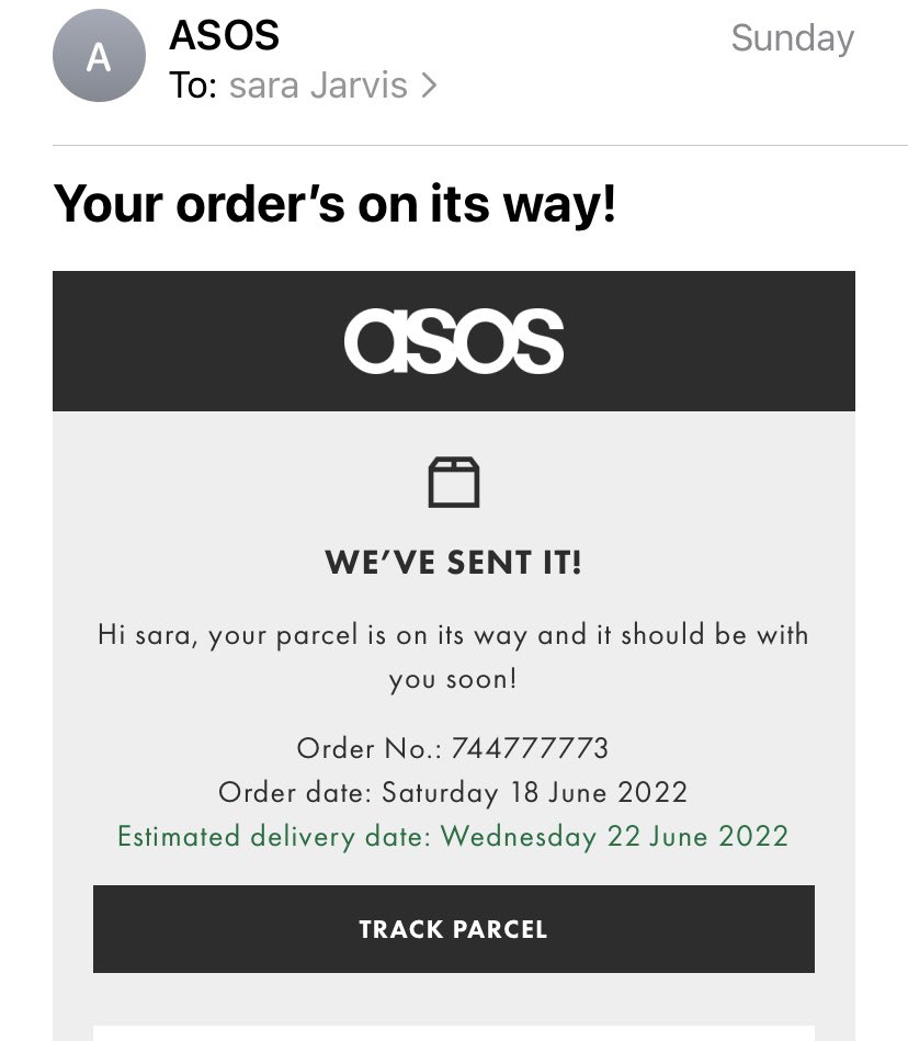 sarsar1977's tweet photo. @ASOS , I haven’t received my order. Unable to track. Stating doesn’t recognise postcode and cust Serv down! Yodel again failing to deliver Can someone contact or refund me plse. Last time I complained, suddenly Yodel turned up saying they’d gone to the wrong address 🤔 https://t.co/A7auZIeQ1U
