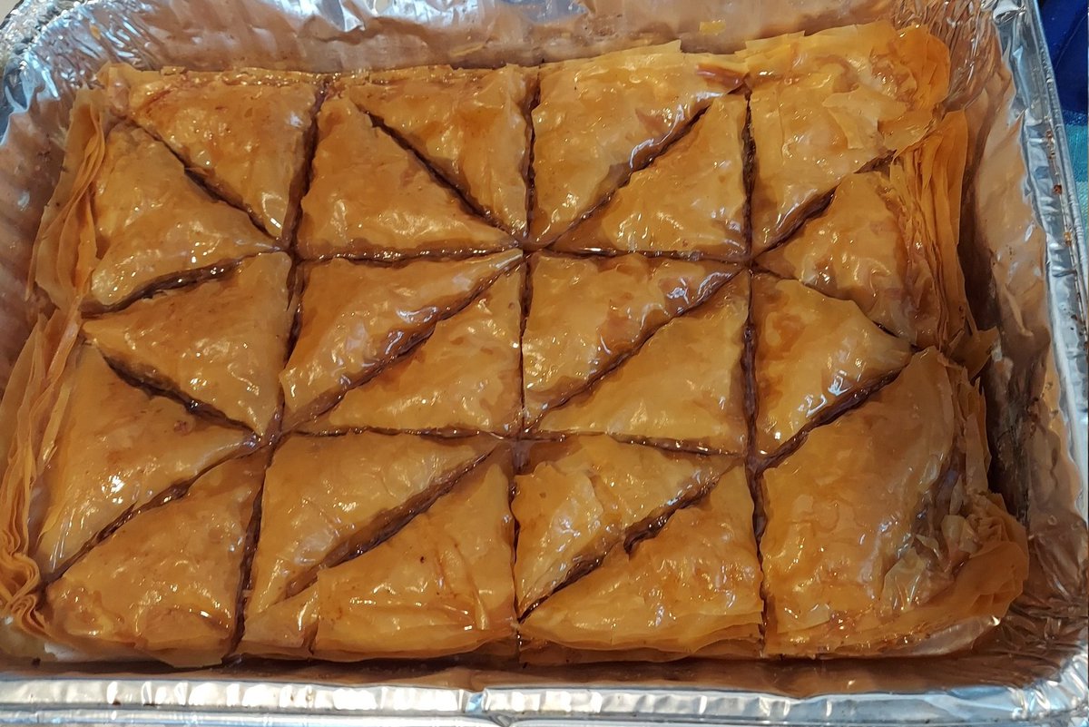 Final made baklava for Team Dessert Djinns <a href="/Dessertathon/">Dessertathon</a>