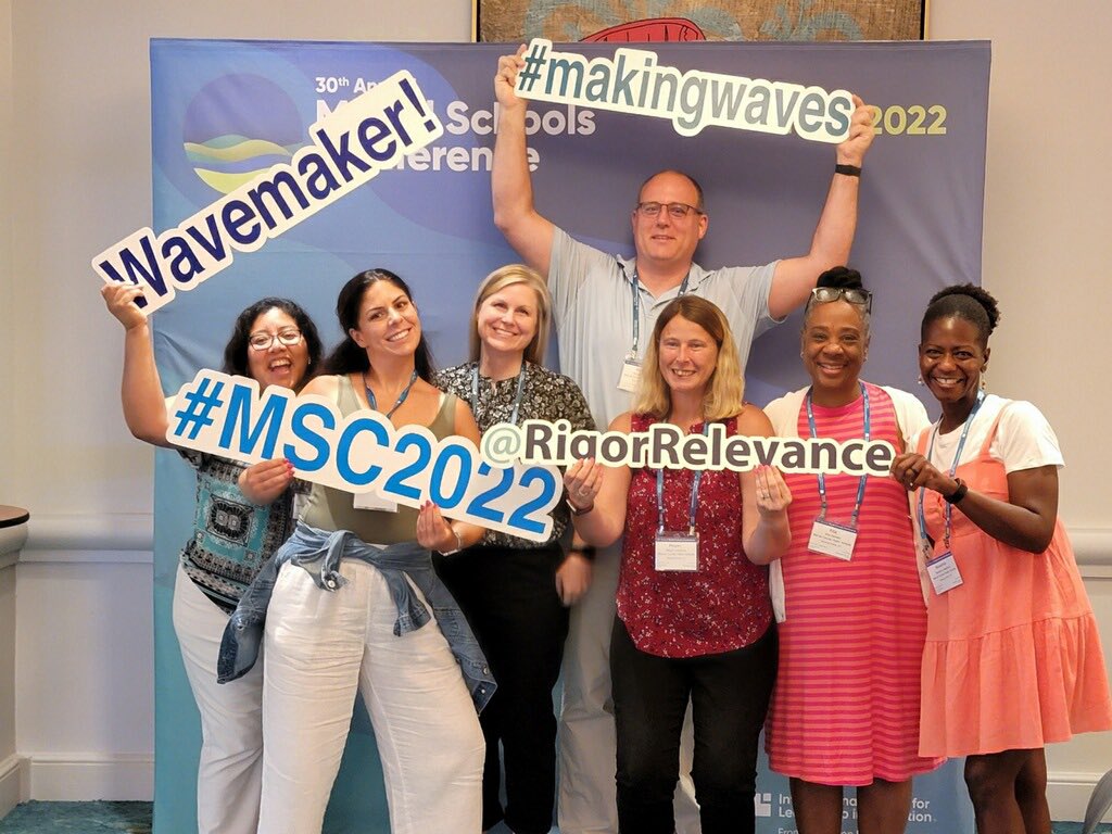 @HenryMossMiddle leadership team is super stoked about the #msc2022 We’re going to make waves y’all! #wcpsleads