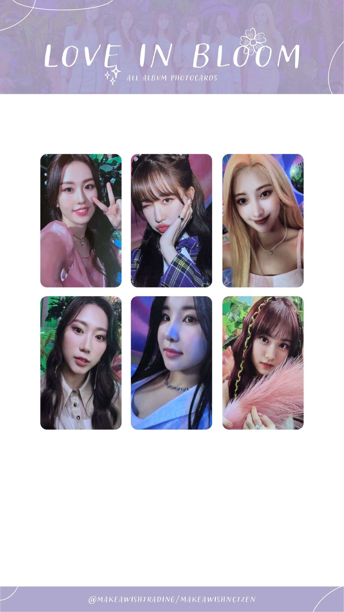 Laila ~ on Twitter: "ily:1 "love in bloom" album photocard template: #N